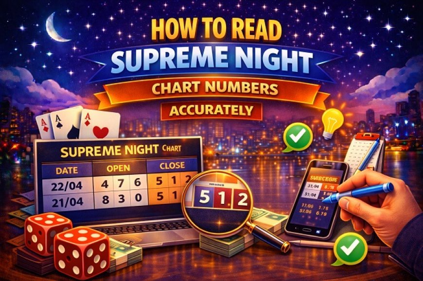 How to Read Supreme Night Chart Numbers Accurately | Complete Guide